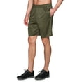 thumbnail image 3 of RBX Active Men's 9-Inch Textured Jersey Basketball Shorts With Pockets, 3 of 4