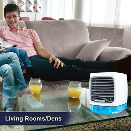 Arctic Air Chill Zone Evaporative Air Cooler, Portable Cooler with 4 Fan Speeds, LED Night Light