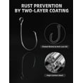 thumbnail image 7 of BLUEWING Inline Circle Hook Wide Gap Fishing Hooks High Carbon Steel Wide Gap Fishing Hooks Extra Sharp Fish Hooks for Freshwater Saltwater Fishing, Size 8/0, 25pcs, 7 of 7