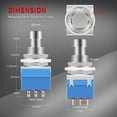 thumbnail image 4 of 20PCS Momentary Guitar Effect Pedal 3PDT Footswitch 9 Pin Latching Stomp Push Button Foot Switch True Bypass Solder Lug, 4 of 6