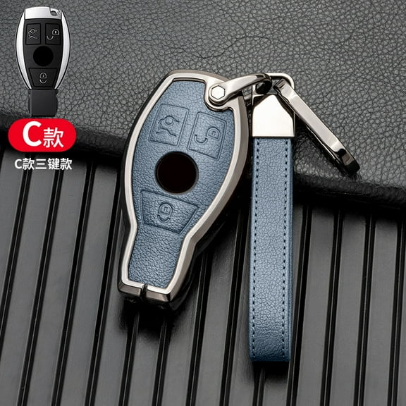 Car Key Case Cover Key Bag For Mercedes Benz A B C S Class AMG GLA CLA GLC W176 W221 W204 W205 Accessories Holder Shell Keychain