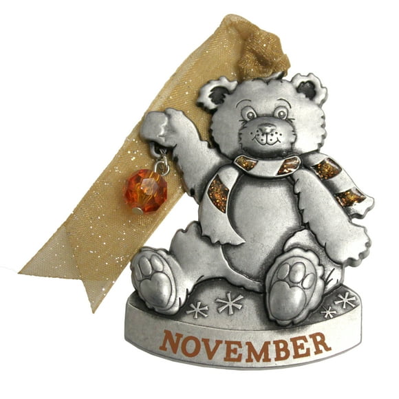 Christmas Icon Ornament with Birth Month Crystals Made from Swarovski® - November