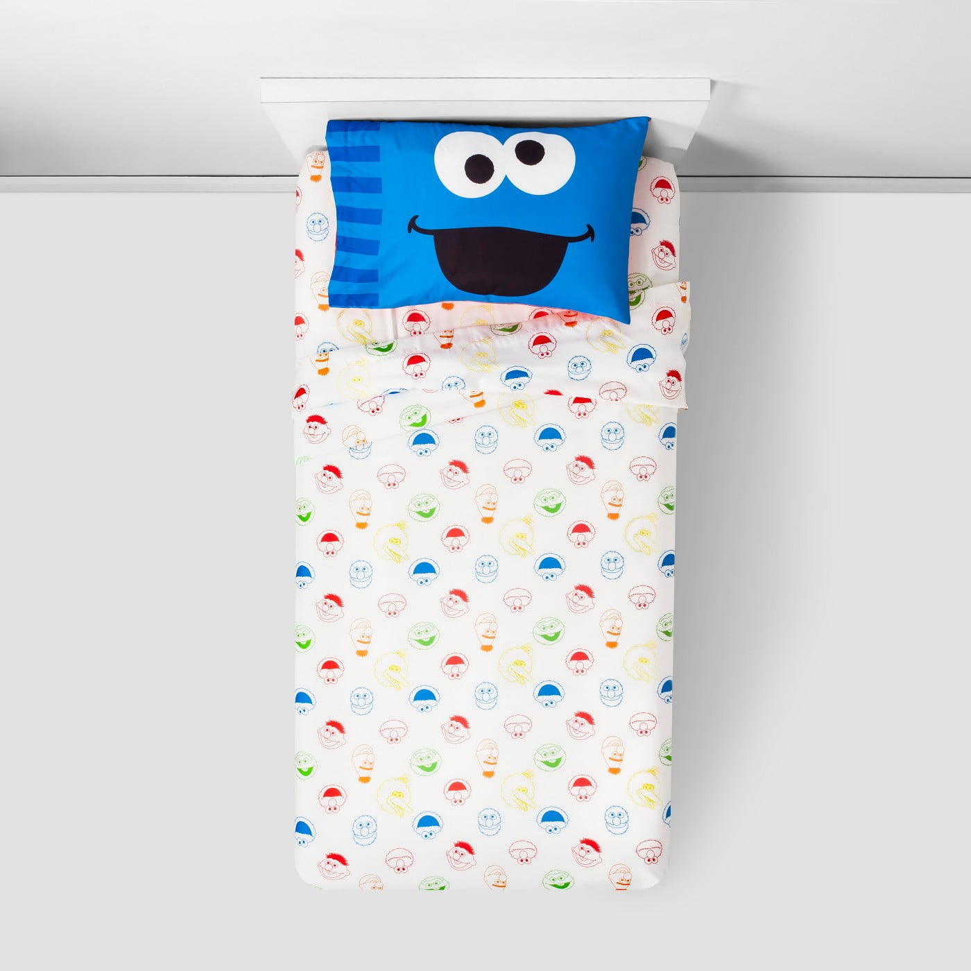 Sesame Street 3 Piece Elmo Twin Sheet Set Walmart Com Walmart Com
