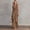 Brown plus size boho maxi dress a1, variant on Uscallm Women Plus Size V Neck Sleeveless Ruffle Maxi Dress Boho Elegant Beach Vacation Maxi Dresses Long, Gray 3XL