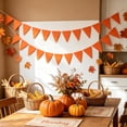thumbnail image 2 of 5.12 Inch Autumn Pennant Banner,Colorful Triangle Flag Bunting for Home Living Room Holiday Party, 2 of 3