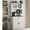 Washed White, variant on Luku Kitchen Pantry Cabinet, 71" Tall Kitchen Hutch Storage Cabinet with Microwave Stand, Freestanding Buffet with Shelves and Glass Doors for Home Dining Room