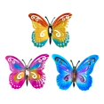 thumbnail image 3 of deevoka Metal Butterfly Wall Decor Wall Art Sculpture for Bedroom Centerpiece Office 3pcs, 3 of 9