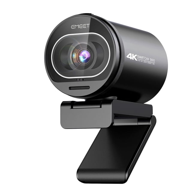 Webcam EMEET S600 4K Enfoque Automático Reducción de Ruido 1080P@60FPS