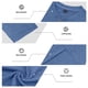 thumbnail image 4 of Blusas y camisas de manga larga y cuello redondo para hombre, casuales, de moda, de color liso, con botones y bolsillos, de manga larga y cuello redondo, de poliéster., 4 of 6