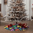 thumbnail image 4 of Sikiie Colorful Air Balloons1 Nativity Christmas Tree Skirt, Jesus Christian Winter Holiday Tree Mat Decoration(30-48IN), 4 of 6