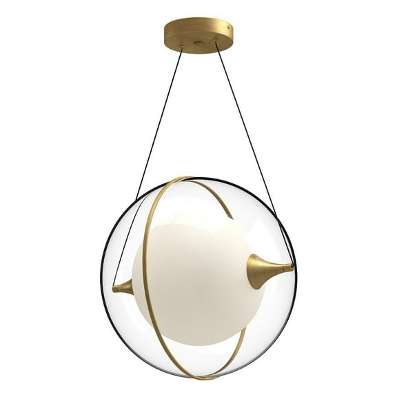 PD76716-BG-Kuzco Lighting-Aries - 21W LED Pendant-16 Inches Tall and 16 Inches Wide-Brushed Gold Finish
