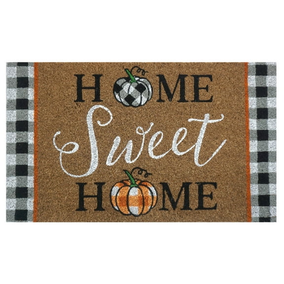 Briarwood Lane Home Sweet Home Pumpkins Fall Natural Fiber Coir Doormat