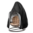 thumbnail image 1 of Housse de Protection pour Chaise Œuf Extérieure, Noire, Taille Double 231*200cm, Polyester Résistant aux Intempéries avec Ourlet Élastique, Protection UV pour Chaises Suspendues, 1 of 6