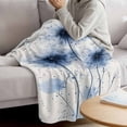 thumbnail image 3 of Dandelion Floral Blanket Soft Cozy Warm Throw Blanket for Couch, Plush Fuzzy Flannel Fleece Blankets for Sofa, Country Spring Natural Wildflower Bed Blankets Lightweight Gifts for Women, 40"x60", 3 of 9