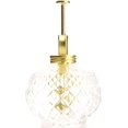 thumbnail image 4 of Plant Mister- Clear Color Glass Bottle & Brass Sprayer (Matt Gold), 4 of 10