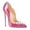 Pink, variant on FSJ Women Classic Pointed Toe Dress Pumps with Pearl Studded Sexy Stiletto Slip On High Heels Formal Shoes Size 8 Pink