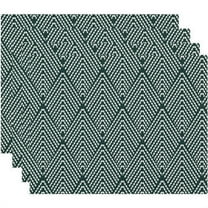 Simply Daisy Lifeflor Geometric Print Placemat, Set of 4