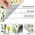 thumbnail image 6 of Yayeee Dish Drying Mat for Kitchen Counter 16" x 18" Microfiber Super Absorbent Coffee Decorative Pad, Olive Leaf, 6 of 9