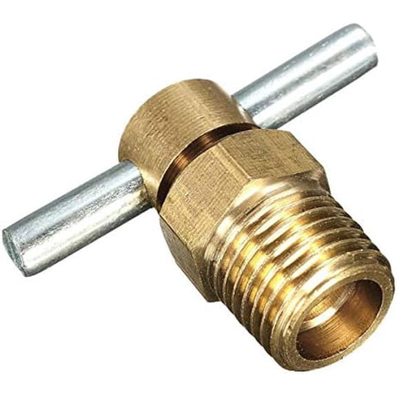 WCX 1/4 Inch NPT Brass Drain Valve for Air Compressor Tank Replacement Part-0614