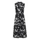 thumbnail image 4 of Vestido de Verano Casual sin Mangas Cuello en V con Cintura Cinching, Vestido de Verano de las Mujeres con Flujo Impreso, 4 of 6