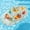 C, variant on Kmonabie Inflatable Pool Snack Bar Floating Snack Tray with Cup Holders, Puncture Resistant PVC Food Drink Server for Pool, Buoyant Party Tray for Chips Fruit Beverages