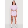 thumbnail image 3 of Womens Daisy Short Sleeve Drawstring Hem Crop Top, 3 of 5