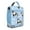 Sky-blue-41, variant on Funny Cow Print Lunch Bag for Women Men, Cute Highland Cow and Bull Pattern, Farmhouse Rustic Insulated Bento Tote for Cow Lovers, Work, School, Travel