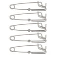 thumbnail image 4 of M Buder 5 Piezas Clips de Pesca Giratorios Acero Inoxidable Conectores Ojo Cerrado Herramienta de Cierre Rápido para Hilo Largo (2.6 x 100 mm / 0.10 x 3.93 pulgadas) Útil en Agua Dulce y Salada, 4 of 9