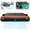 Orange, variant on Car Seat Cooling Fan, 2025 New Portable 3 Speeds Headres Car Fans for Backseat That Blow Cold Air, Quiet Space-Saving Automotive Fan for All Cars Vehicle (Black)