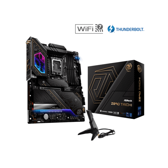 ASRock Z890 Taichi LGA 1851 Intel Z890 SATA 6Gb/s ATX Motherboard