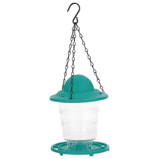 Alimentador De Pájaros Colgante, Bandeja De Semillas De Pájaros, Alimentador De Plástico Plegable Con Techo Para Decoración De Jardín Al Aire Libre Yuarrent PT002365-01