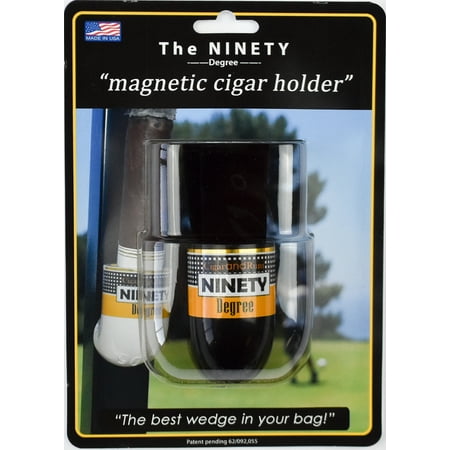 The Ninety Degree Wedge – Magnetic Cigar Holder – Great for Golf Carts! (Best Golf Cigar Holder)