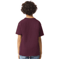 thumbnail image 3 of Gildan Youth Ultra Cotton T-Shirt, Youth Crewneck T-Shirt, Cotton Kids Short Sleeve Tee, Maroon, M, 3 of 5