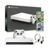 Microsoft Xbox One X 1TB Special White Edition 4K Ultra HD Console + Xbox Chat Headset - FIFA 17 + Madden NFL 17 Bundle