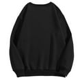 thumbnail image 2 of Comfort Colors Coquette Ghost Print Tops Spooky Season Sweatshirts Long Sleeve Casual Pullover for Daily Outfits Halloween Gift Black,XL, 2 of 6