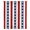 Red, variant on Coastal Turtle Sheer Curtains 63 Inches Long, Sage Green Stripe Navy White Ocean Light Filering Curtains, Breathable Simi Curtain Privacy Drapes for Living Room Bedroom Lightweight Window Treatment