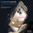 thumbnail image 4 of Ancove for iPhone 16 Pro Max Hard PC Crystal Slim Clear Case, [Not Yellowing] [Camera Protection] [Military Grade Drop Tested] Transparent Shockproof Protective Phone Case ,Titaniumgold, 4 of 6
