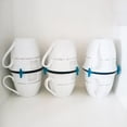 thumbnail image 3 of Colander Collapsible over Dish Strainers for Kitchen Counter Corner Dish Sponge Holder Ceramic Coffee Cup Stacker Kitchen Cabinet Shelf Organizer Adjustable Holder Mugs Storage Space Saving, 3 of 3