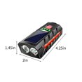 thumbnail image 3 of Nsxcdh Solar Bike Headlight with Horn,USB and Solar Charging,130 dB Alert 3 Light Modes,Water Resistant Night Cycling,Sports, 3 of 9