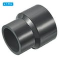 thumbnail image 3 of Uxcell Reducer Pipe Fitting Straight Socket Coupling Connector, Grey 2x1.6" 1, 3 of 5