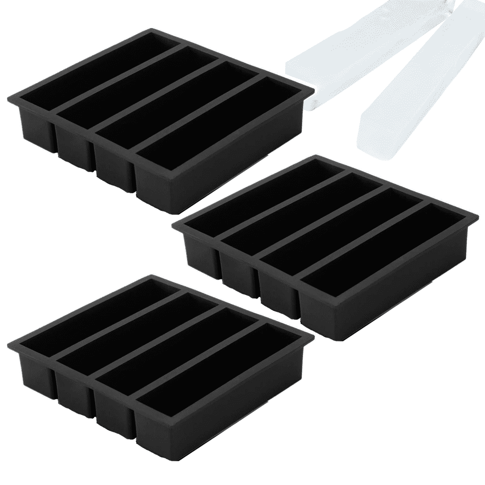 Silicone Ice Cube Trays For Water Bottles Ice Cube Mold 12 Cavity, Easy