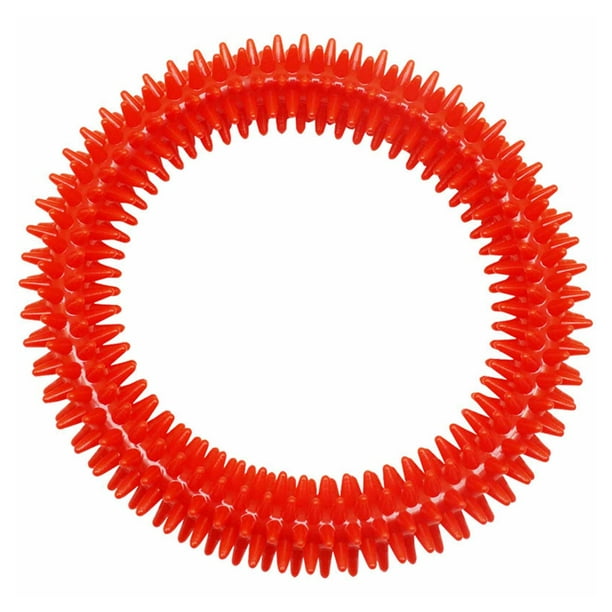 Fenteer Anillo Sensorial Con Púas – Masajeador De 16 Cm Para Aliviar Ansiedad, Estimulación Táctil, Color Rojo, Para Niños De 6 Meses En Adelante
