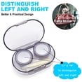 thumbnail image 2 of Modixun 8 Pack Clear Contact Lens Case with Inserter/Remover & Tweezer, 4 Colors Leak-Proof Bulk Contact Cases with Box, Contact Lenses Holder Kit with L/R Mark, Style B, 2 of 7