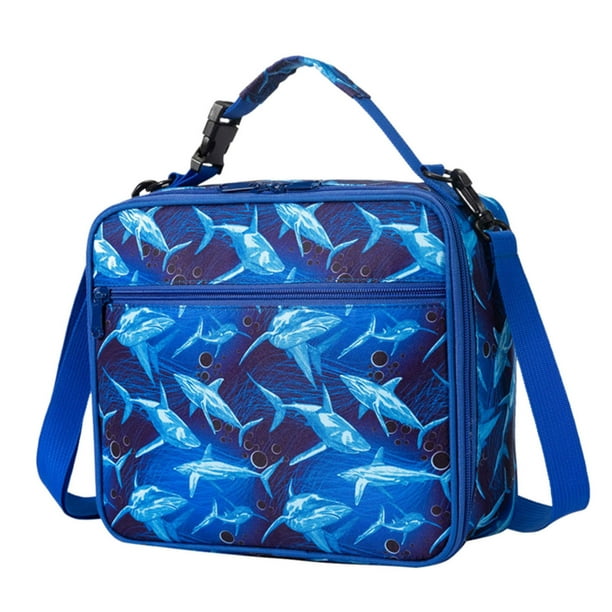 Nueva Mochila Cruzada Para Niños Con Compartimentos Para Snacks Y Fruta Fresca, Bento De Gran Capacidad, Práctica Bolsa Para El Almuerzo