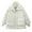 White, variant on Lovskoo 2024 Womens Winter Coats Quilted Jacket Zipper Long Sleeve Knit Lapel Collar Mid Length Cotton Padded Jacket White