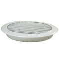 thumbnail image 4 of JOYOAIRE 14-inch Round Aluminum Air Vent White Heating and Cooling Register Grille One Pack Ceiling Diffuser, 4 of 5