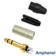 thumbnail image 2 of Cable Estéreo TRS WBC-PRO con Conector Amphenol Tweed Negro Ultra Silencioso Ultra Flexible, 2 of 7