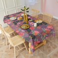 thumbnail image 5 of Dachshund Dog and Flower Floral Rectangle Tablecloth 60"x102",Waterproof Polyester Rectangle Table Cloth, Wipeable Spillproof Polyester Tablecloth for Dining, Camping, Indoor and Outdoor, 5 of 6