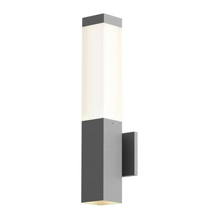 

Square Column - 2 LED Wall Sconce-19.5 Inches Tall-Textured Gray