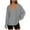 A-Gray, variant on LEBONYARD Women's Trendy Oversized Crew Neck Soft Pullover Tops Casual Solid Colored Round Neck Long Sleeve Smooth Loose Fit Ladies Daily Tops